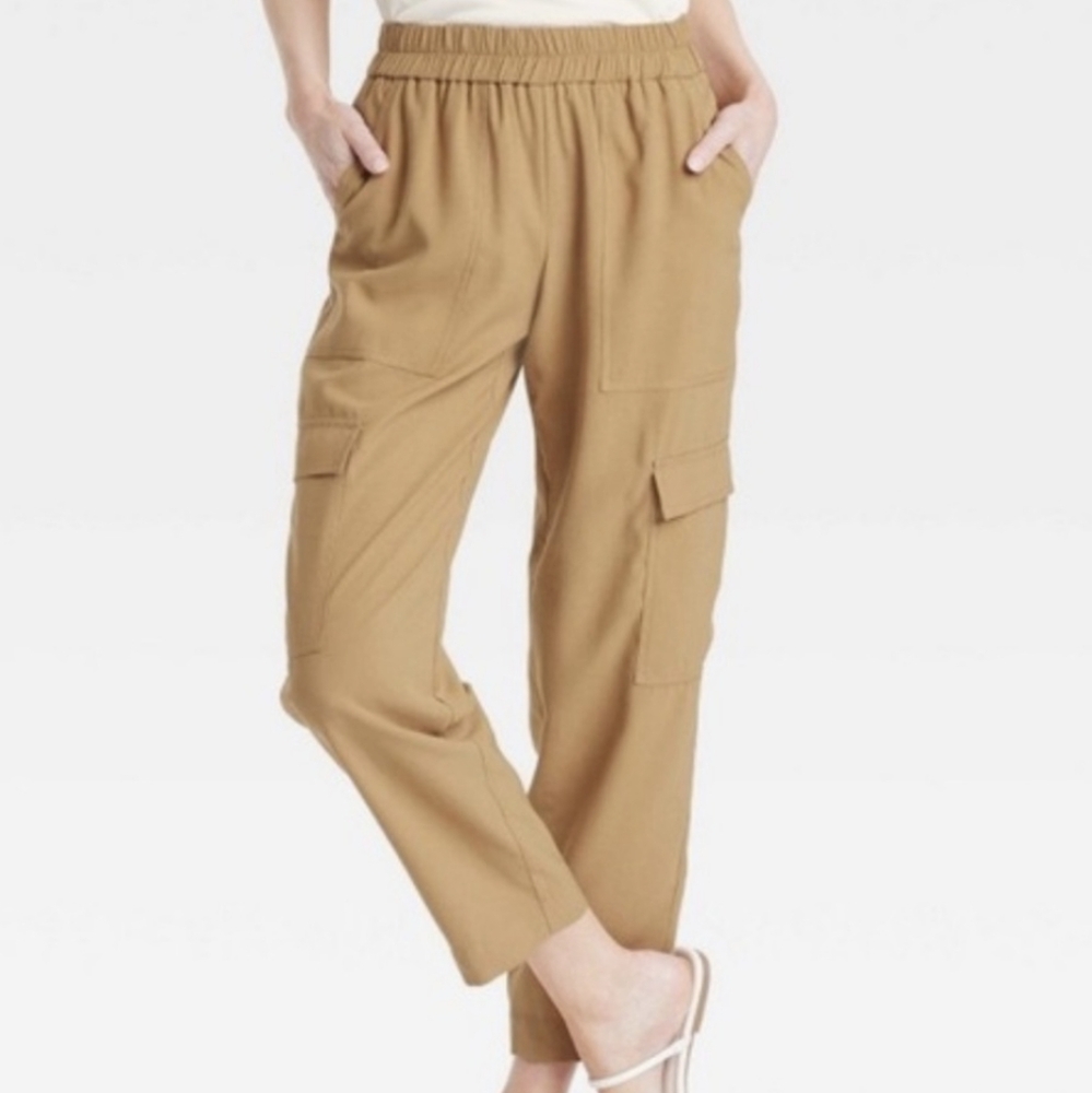 NWT Women A New Day Light Brown Tan Cargo Pants